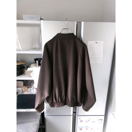 FUJI / WOOL RAGLAN BLOUSON *BROWN