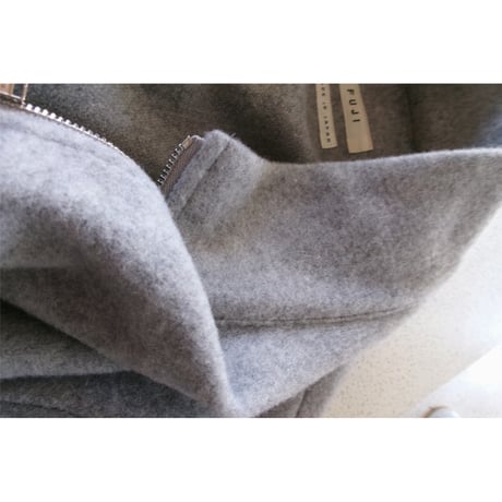 FUJI / BRUSHED WOOL PULLOVER *GRAY