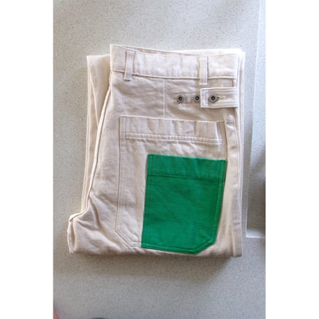 ISSUETHINGS / TYPE121 (COLORED POCKET) *NATURAL WHITE & GREEN