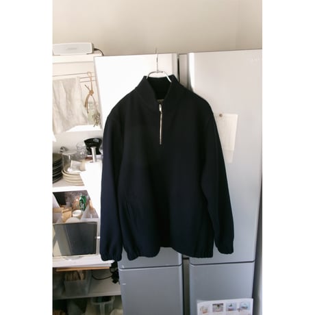 FUJI / BRUSHED WOOL PULLOVER *NAVY