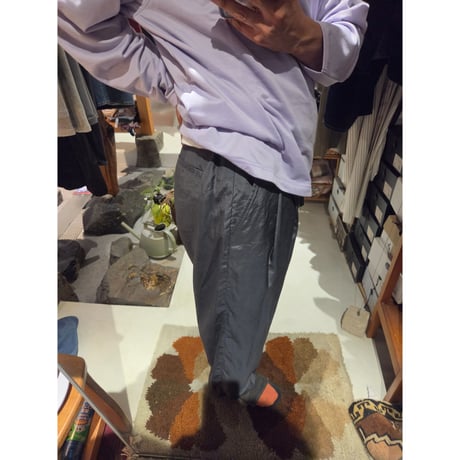 Blanc YM / Cupro Nylon Browsing Pants  *GRAY
