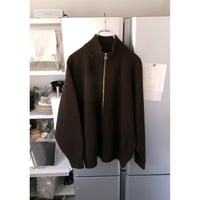 YOKO SAKAMOTO / DRIVERS KNIT(WOOL×CASHMERE×SILK) *BROWN