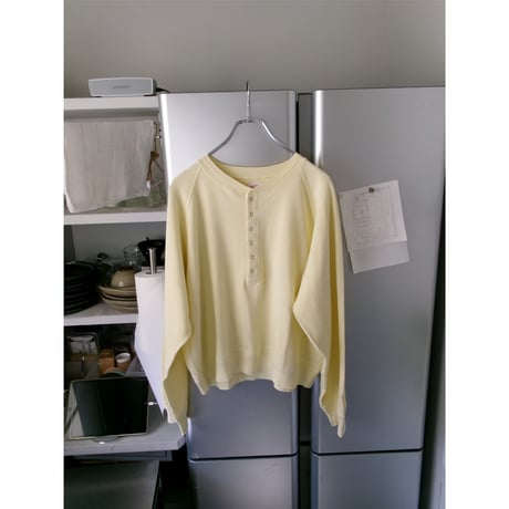 MY___ / FAITH x MY HENRY NECK L/S TOP *YELLOW