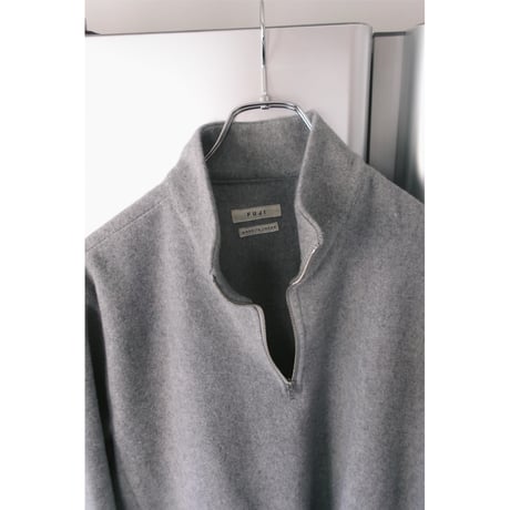 FUJI / BRUSHED WOOL PULLOVER *GRAY