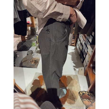 YOKO SAKAMOTO / WORK 5POCKET STRAIGHT PANTS (COTTON/RAYON) *OLIVE