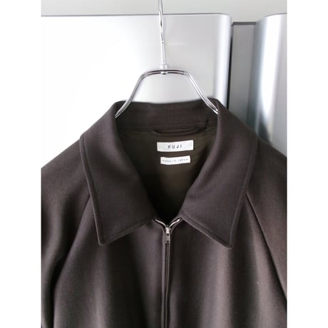 FUJI / WOOL RAGLAN BLOUSON *BROWN