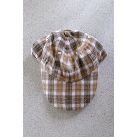 Share the Fantasy / 6 PANEL LONG BRIM CAP BLUSH *BEIGE(CHECK)