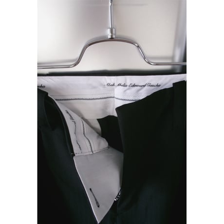 ABELIA EDWARD GOUCHA / BASEBALL SLACKS(POLYESTER WOOL) *BLACK STRIPED