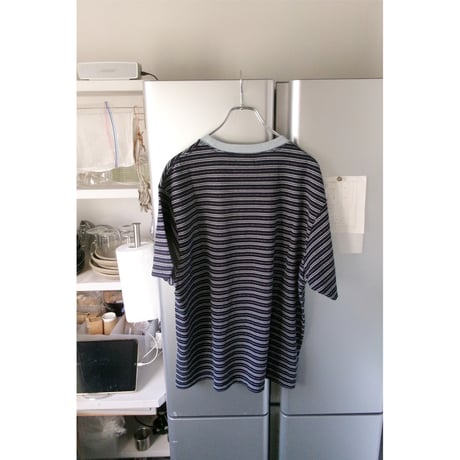 UNIVERSAL PRODUCTS / ORIGINAL BORDER S/S T-SHIRTS *NAVY