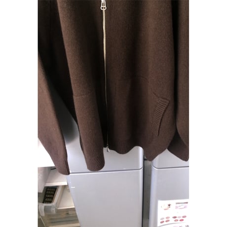 YOKO SAKAMOTO / DRIVERS KNIT(WOOL×CASHMERE×SILK) *BROWN