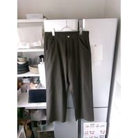 YOKO SAKAMOTO / WORK 5POCKET STRAIGHT PANTS (COTTON/RAYON) *OLIVE