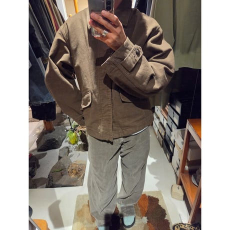 OLD FOLK HOUSE / Moleskin Jacket *BROWN