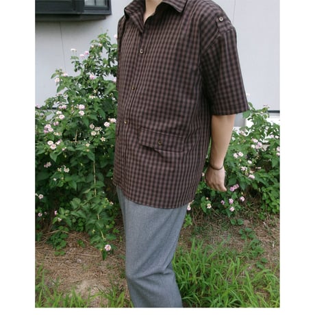 TOZAOU (side A) / PX Bush Shirt *BROWN