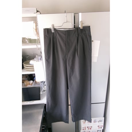 [LIMITEDITEM] ABELIA EDWARD GOUCHA / BASEBALL SLACKS *CHARCOAL