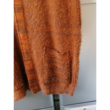 YULA / BRUSHED COTTON VEST *BROWN MIX