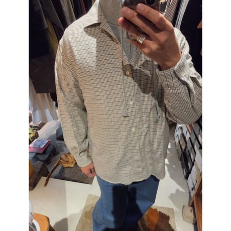 UNIVERSAL PRODUCTS / ORIGINAL CHECK SHIRTS *YELLOW