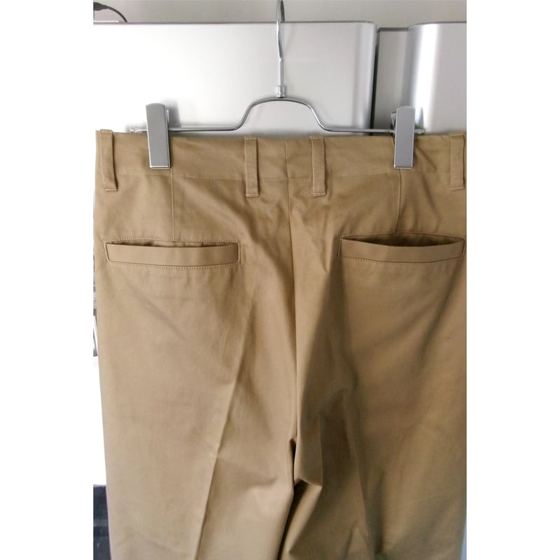 UNIVERSAL PRODUCTS / 2TUCK WIDE CHINO TROUSERS