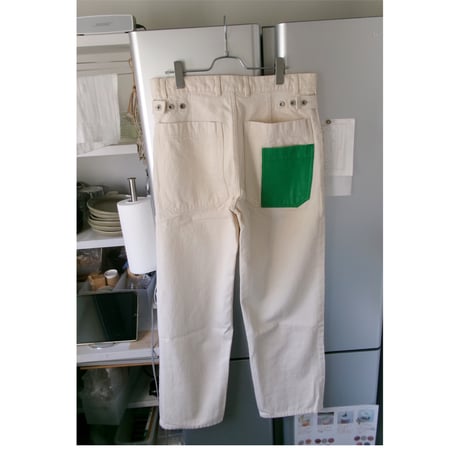 ISSUETHINGS / TYPE121 (COLORED POCKET) *NATURAL WHITE & GREEN