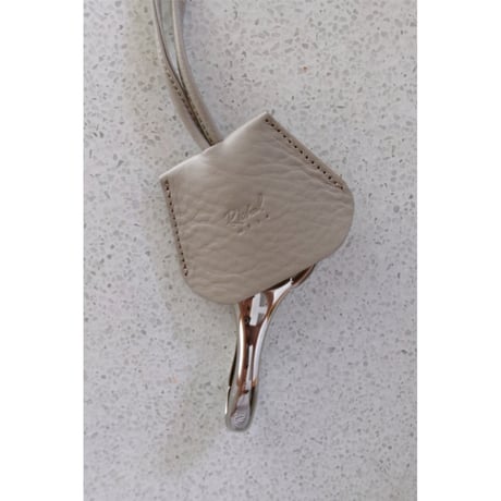 Rich I / Leather Cord Crochet *Gray