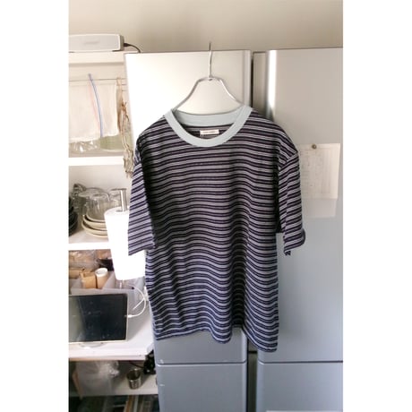 UNIVERSAL PRODUCTS / ORIGINAL BORDER S/S T-SHIRTS *NAVY