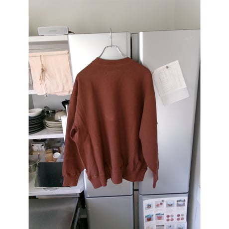 NO ROLL / C&C CREW SWEAT *BROWN RED