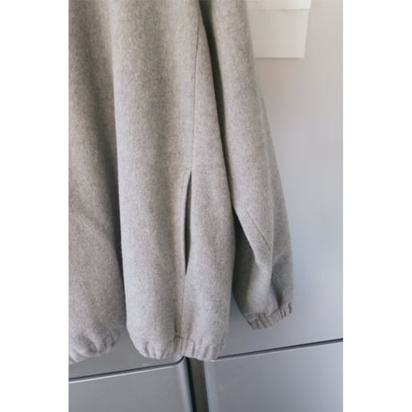 FUJI / BRUSHED WOOL PULLOVER *GRAY