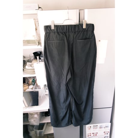 Blanc YM / Cupro Nylon Browsing Pants  *GRAY