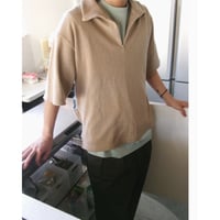 TOZAOU / Hot Towel Polo *Beige