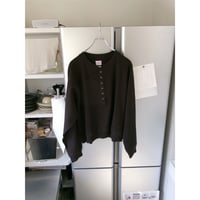 MY___ / FAITH x MY HENRY NECK L/S TOP *BROWN