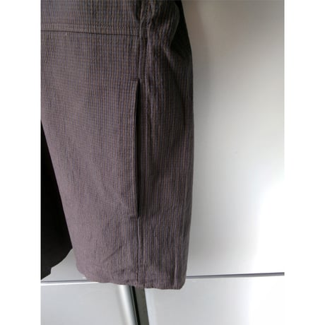 UNIVERSAL PRODUCTS / PULLOVER CHECK SHIRTS *Brown