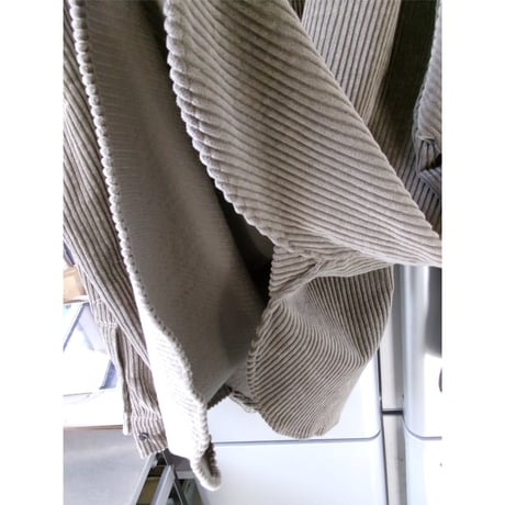 Blanc YM / Corduroy Skipper Shirts *Beige