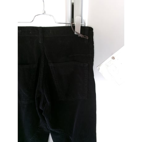 NVRFRGT / 3D TWISTED WIDE LEG 5P PANTS *BLACK