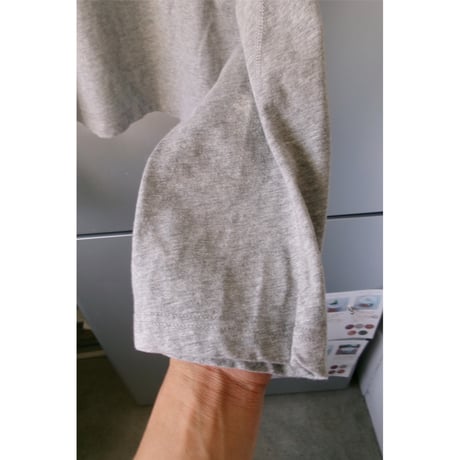 NVRFRGT / FOIL PAINT SPLATTER LONG SLEEVE T-SHIRT *H.GRAY