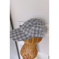 Share the Fantasy / 6 PANEL LONG BRIM CAP *WHITE(CHECK)