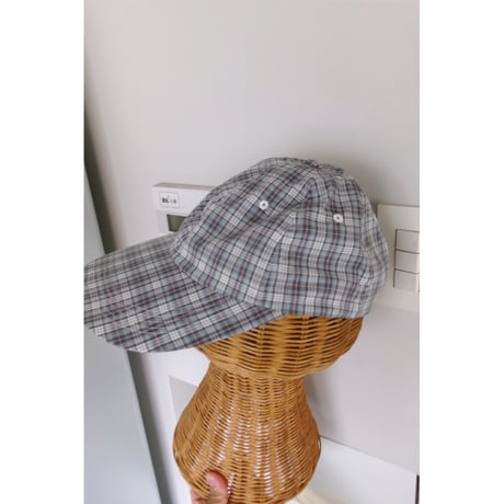 Share the Fantasy / 6 PANEL LONG BRIM CAP *WHITE(CHECK)