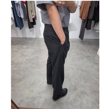OLD FOLK HOUSE / WOOL LOUNGE PANTS *DARK GRAY