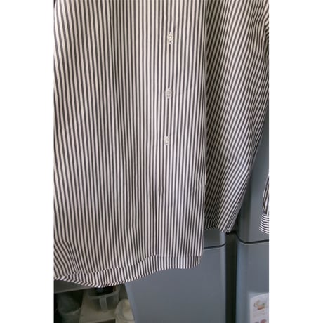 FUJI / COTTON STRIPE SHIRT *NAVY