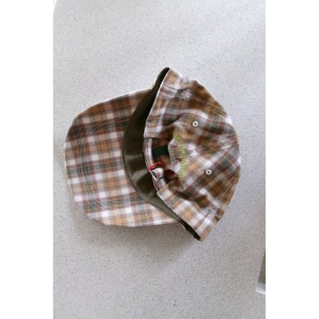 Share the Fantasy / 6 PANEL LONG BRIM CAP BLUSH *BEIGE(CHECK)