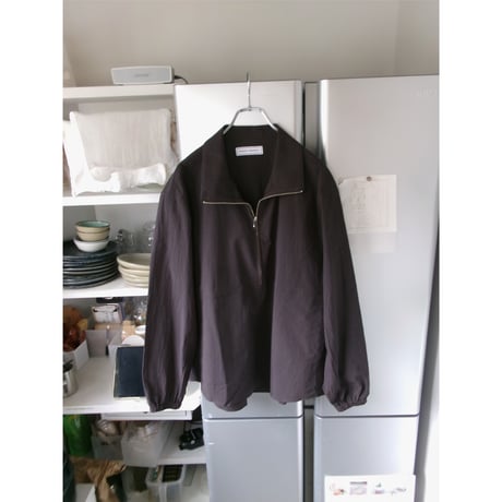 UNIVERSAL PRODUCTS / PULLOVER CHECK SHIRTS *Brown
