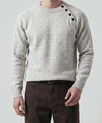 button crop moco knit