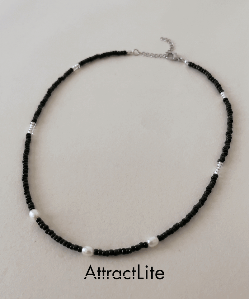 OIX Black Neckless | 韓国現地メンズカジュアルAttract Lite