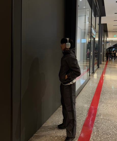 Teck hooded jacket x wide pants setup