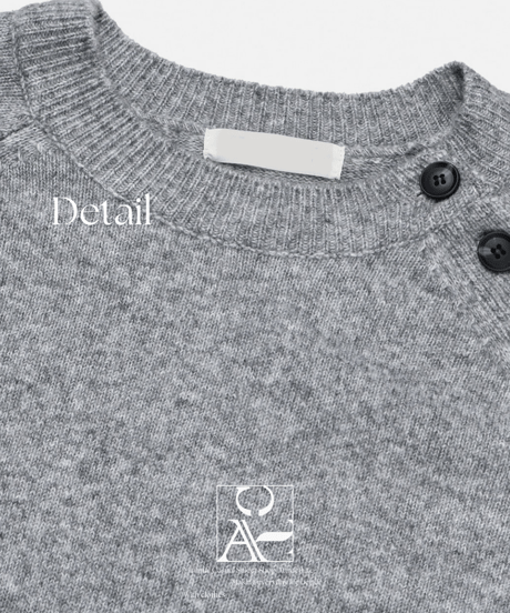 button crop moco knit