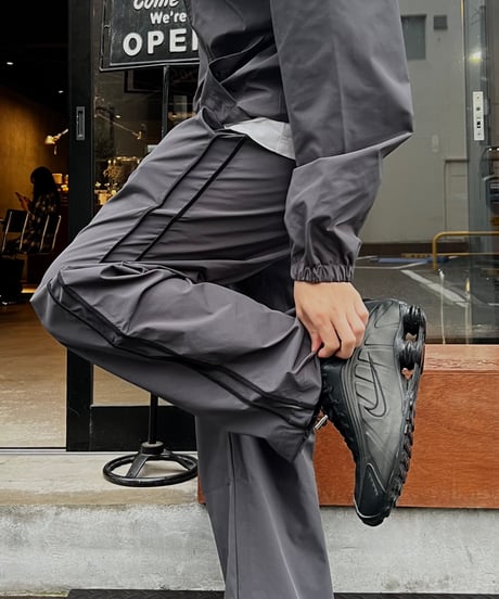 Teck hooded jacket x wide pants setup