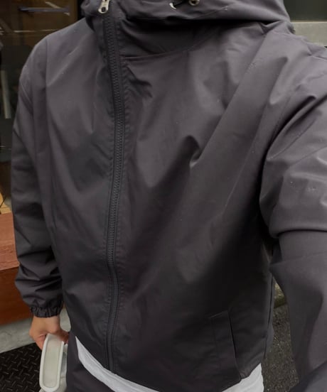 Teck hooded nylon jacket