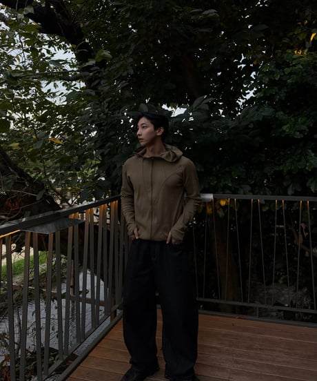 coti waffle zip hoodie