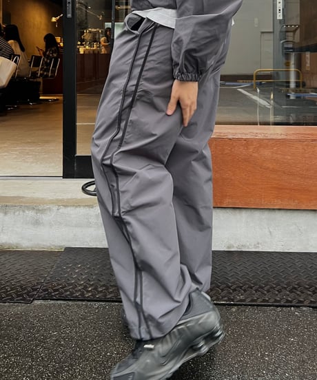 Teck hooded jacket x wide pants setup