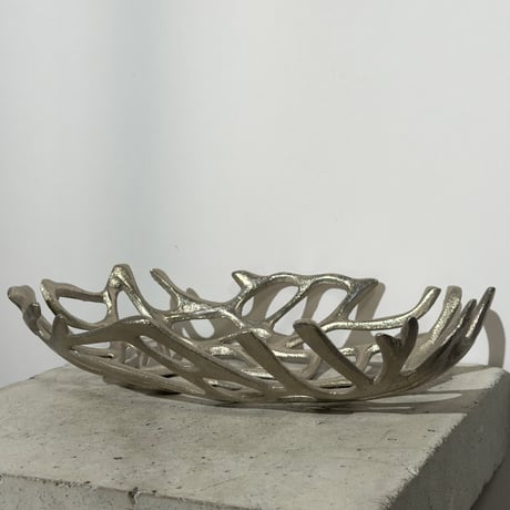 Abstract Metal Basket