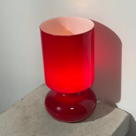 Red Glass Lamp