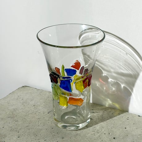 Mosaic Glass Vase